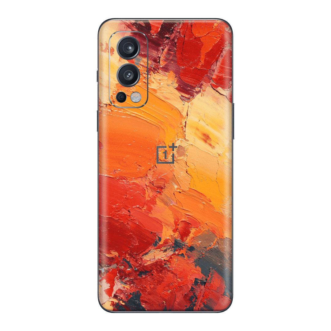 OnePlus Nord 2 Print Printed Custom Signature Sunset in Oia Painting Skin Wrap Sticker Decal Cover Protector by EasySkinz | EasySkinz.com