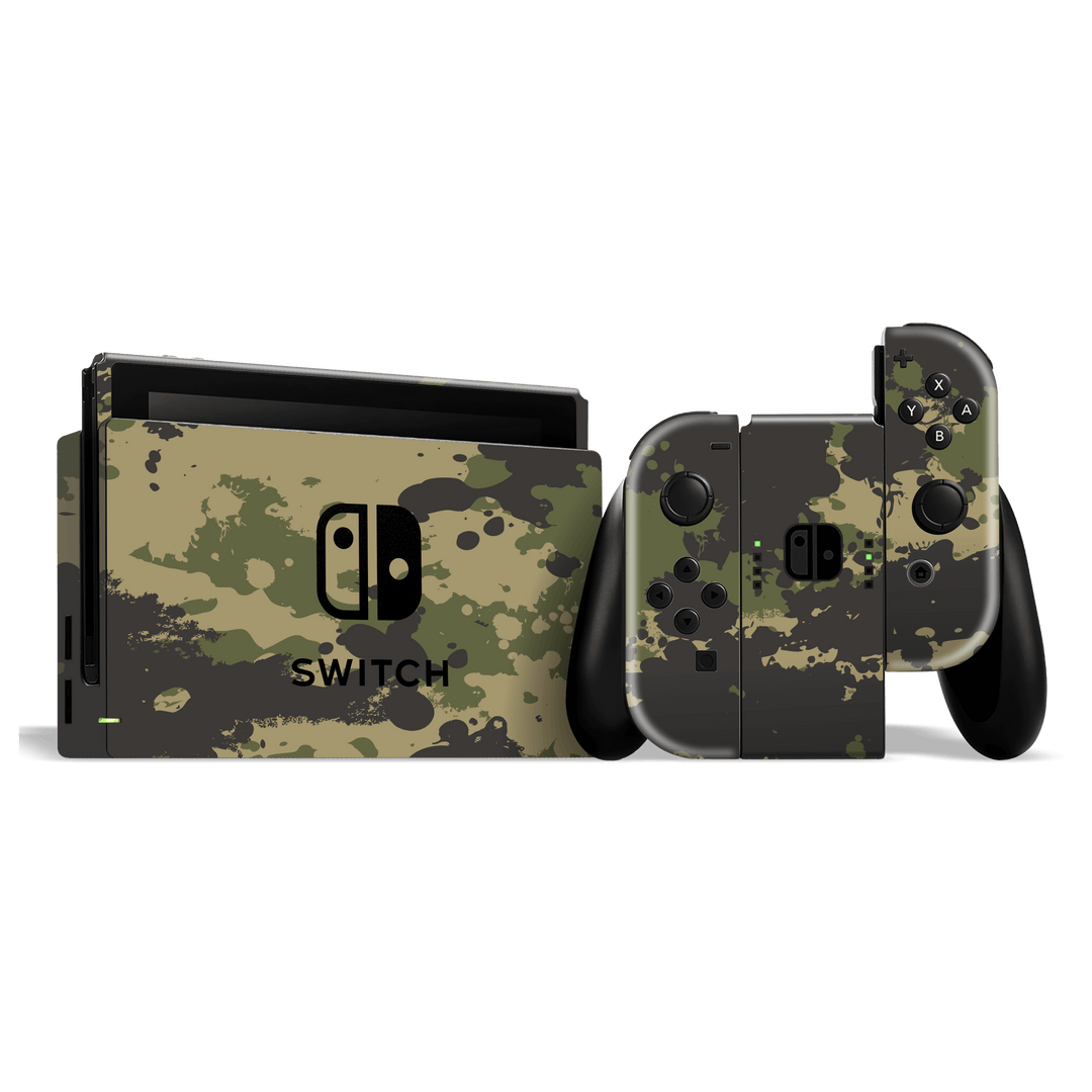 Nintendo SWITCH Print Printed Custom SIGNATURE Camouflage SPLATTER Skin Wrap Sticker Decal Cover Protector by EasySkinz