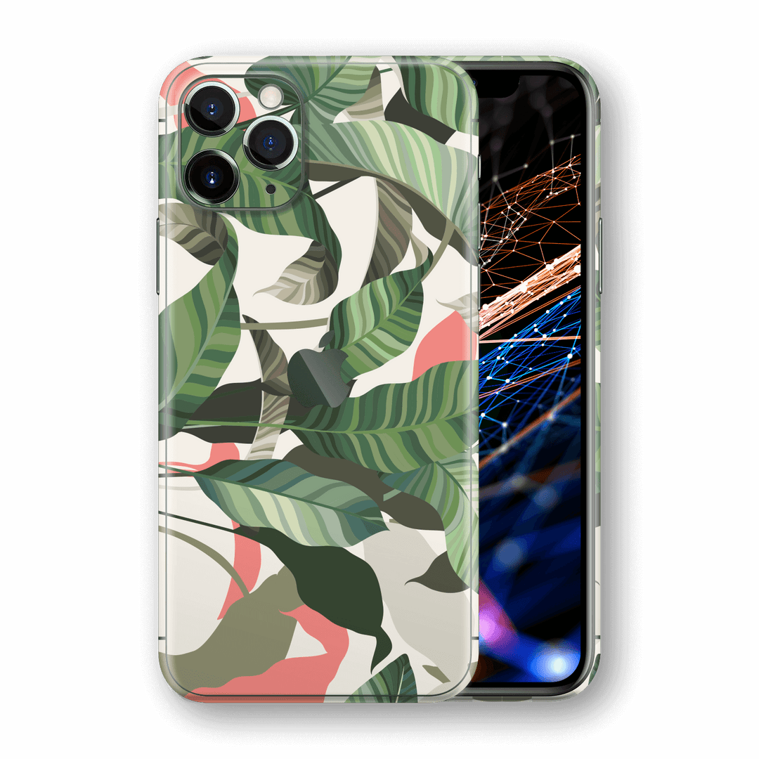 iPhone 11 PRO SIGNATURE Soft Tropical Palm Leaves Skin, Wrap, Decal, Protector, Cover by EasySkinz | EasySkinz.com