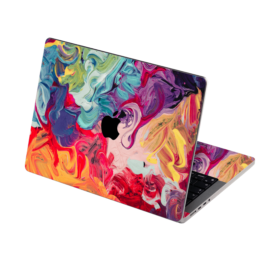 MacBook PRO 16" (2021) Print Printed Custom Signature Abstract Acrylic Painting Skin Wrap Sticker Decal Cover Protector by EasySkinz | EasySkinz.com