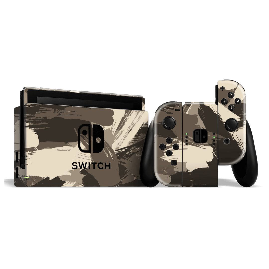 Nintendo SWITCH Print Printed Custom SIGNATURE Camouflage DESERT Skin Wrap Sticker Decal Cover Protector by EasySkinz