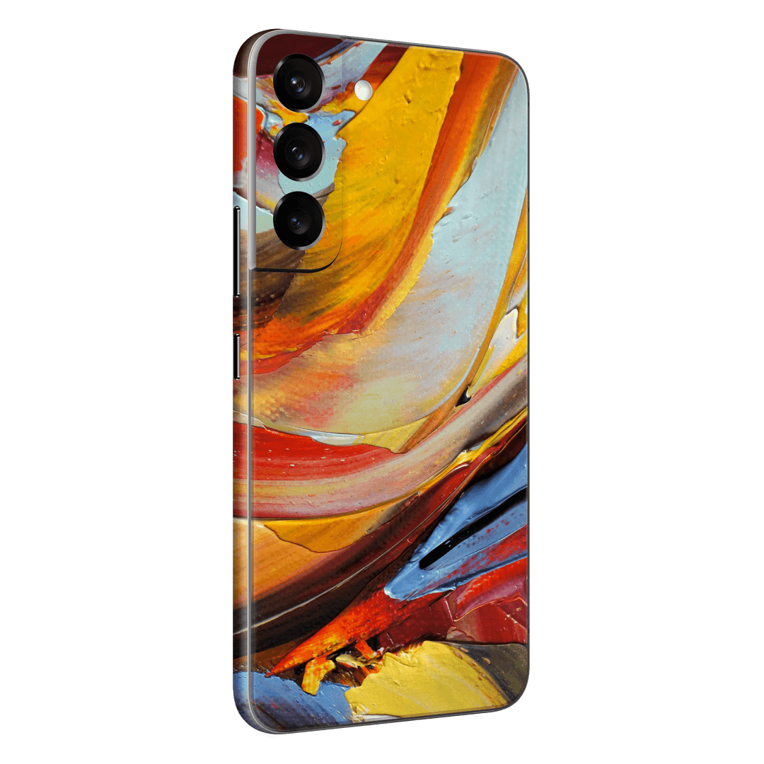 Samsung Galaxy S22 Print Printed Custom Signature Oil Painting in Warm Colours Skin Wrap Sticker Decal Cover Protector by EasySkinz | EasySkinz.com