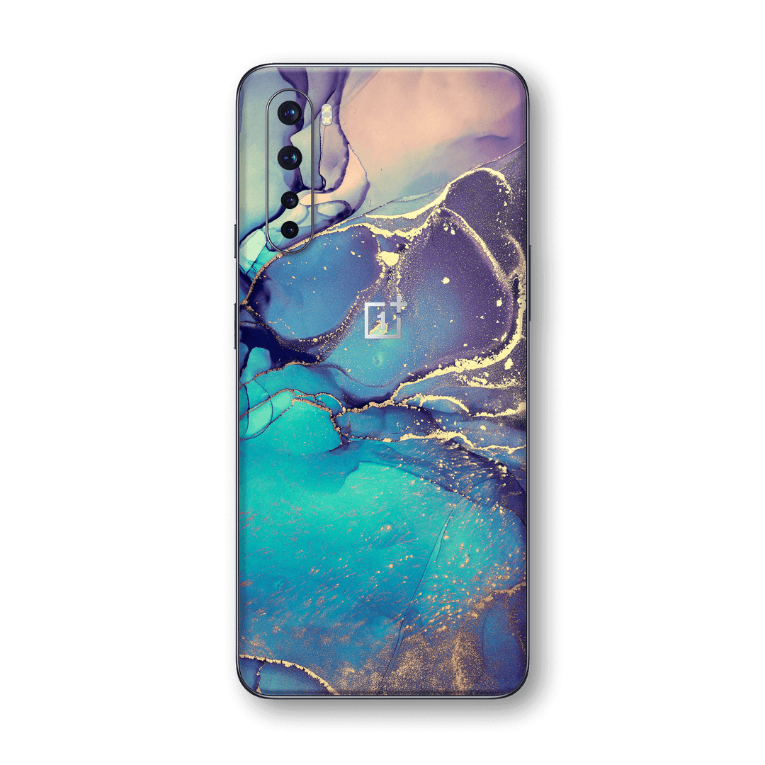 OnePlus Nord Print Printed Custom SIGNATURE AGATE GEODE Aurora Skin Wrap Sticker Decal Cover Protector by EasySkinz