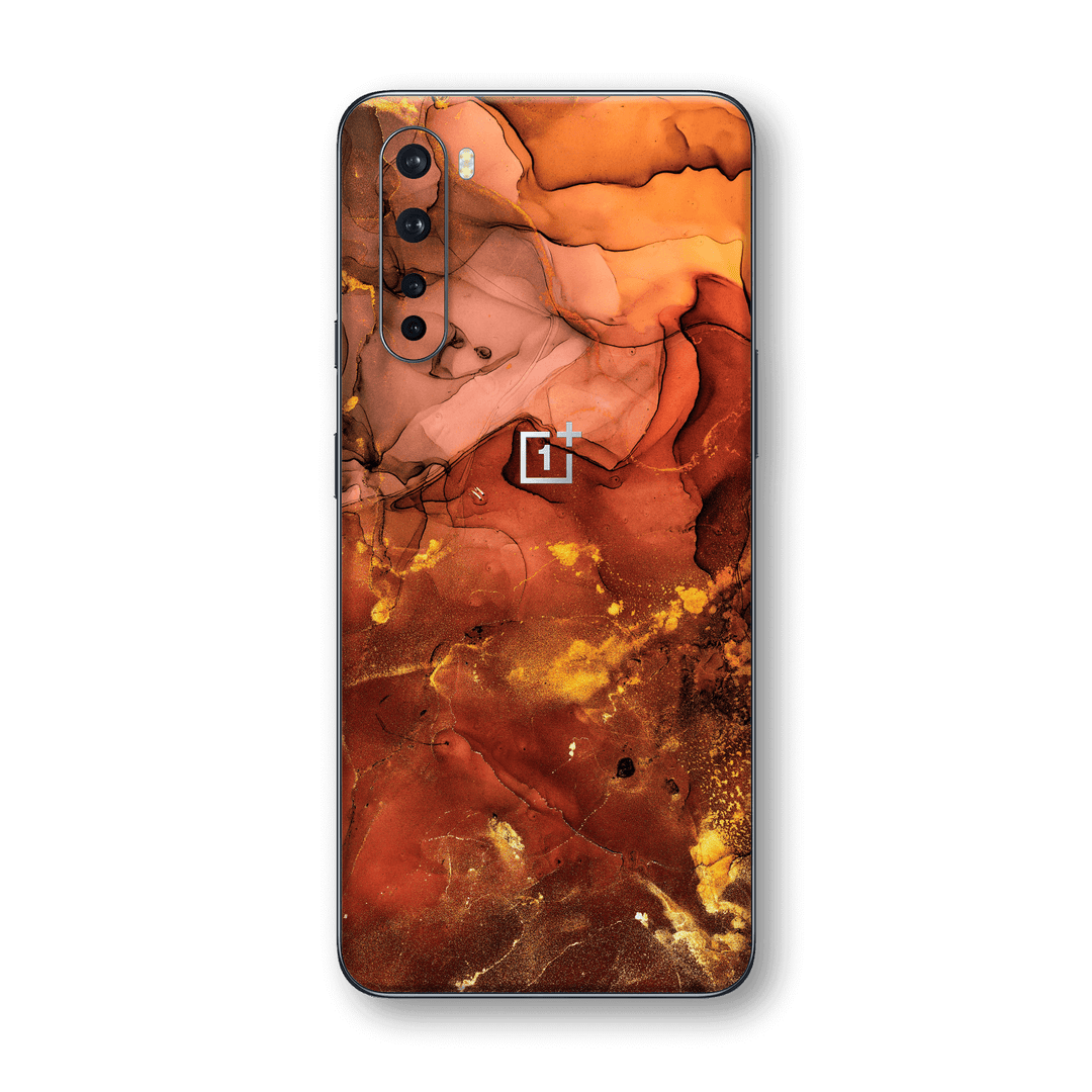 OnePlus Nord Print Printed Custom SIGNATURE AGATE GEODE Flaming Nebula Skin Wrap Sticker Decal Cover Protector by EasySkinz