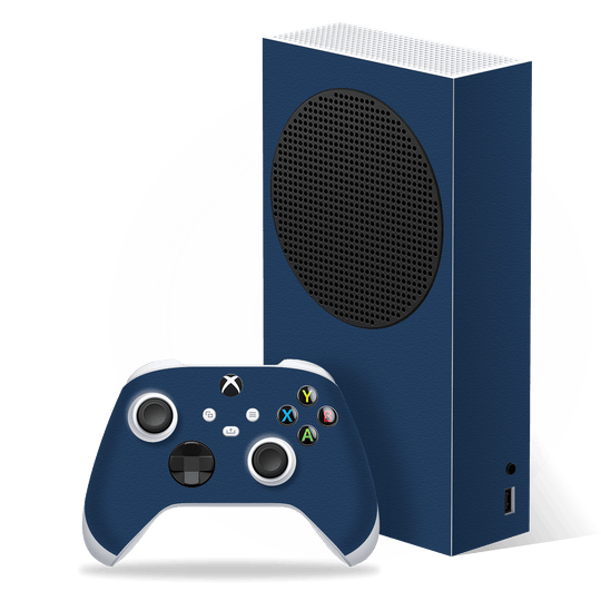 XBOX Series S (2020) Luxuria Admiral Blue 3D Textured Skin Wrap Decal Cover Protector by EasySkinz | EasySkinz.com