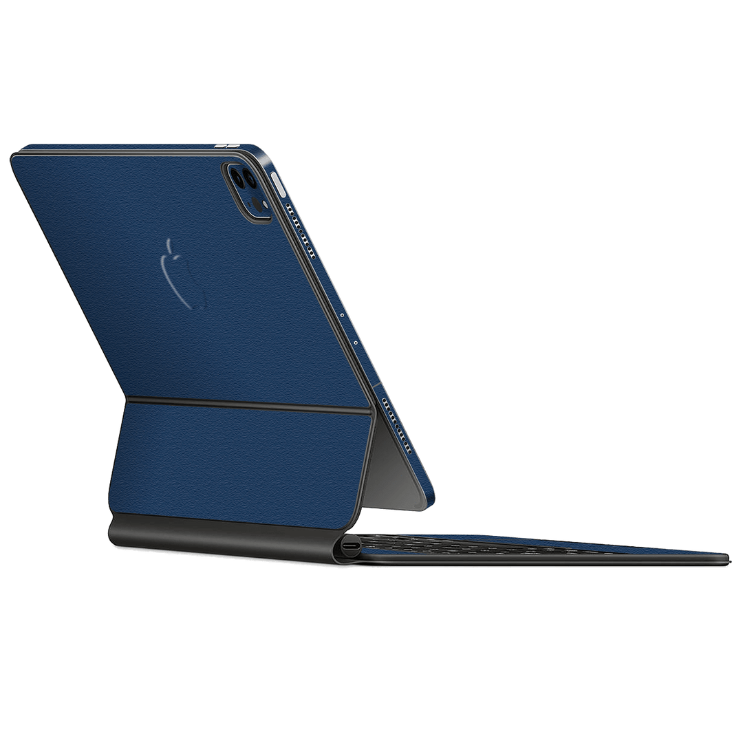 Magic Keyboard for iPad Pro 12.9" M1 (5th Gen, 2021) Luxuria Admiral Blue 3D Textured Skin Wrap Sticker Decal Cover Protector by EasySkinz | EasySkinz.com
