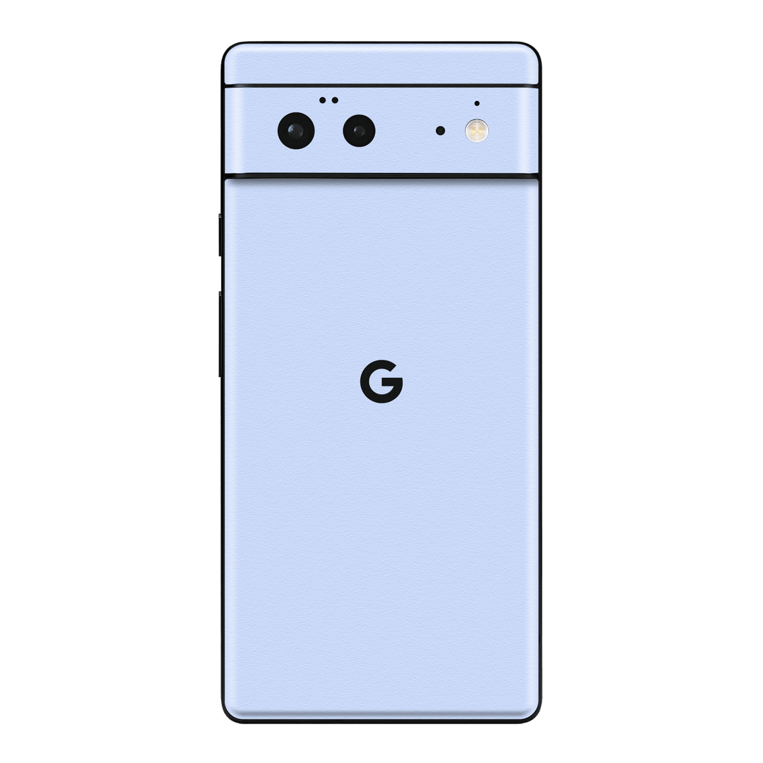 Google Pixel 6 Luxuria August Pastel Blue 3D Textured Skin Wrap Sticker Decal Cover Protector by EasySkinz | EasySkinz.com