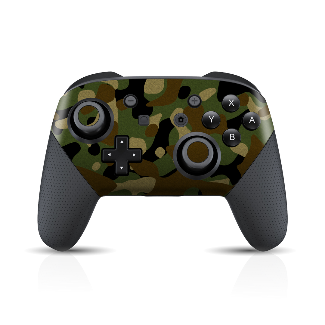 Nintendo Switch Pro Controller Print Printed Custom SIGNATURE Camouflage CLASSIC Skin Wrap Sticker Decal Cover Protector by EasySkinz