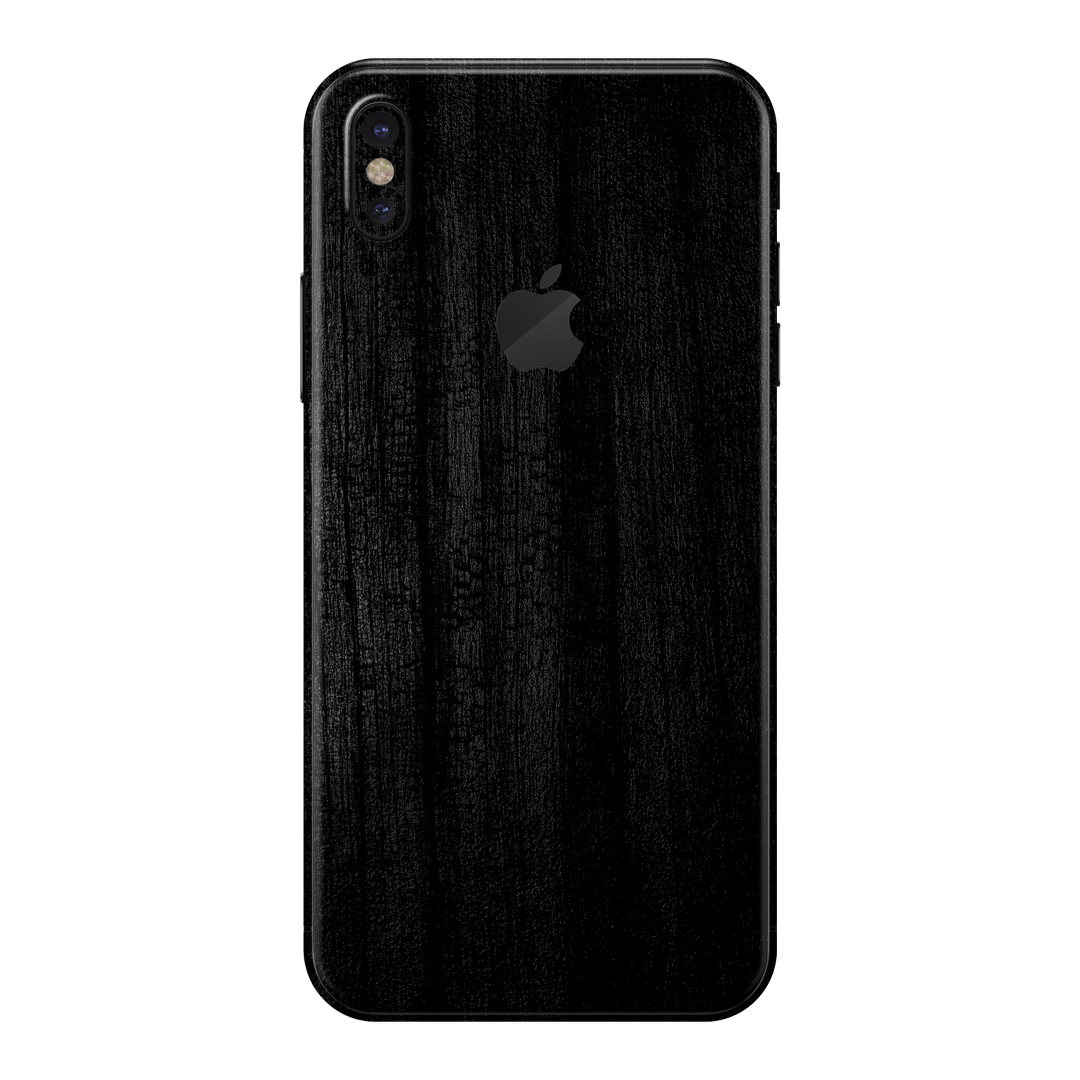 iPhone XS Black CHARCOAL 3D Textured Skin Wrap Sticker Decal Cover Protector by EasySkinz