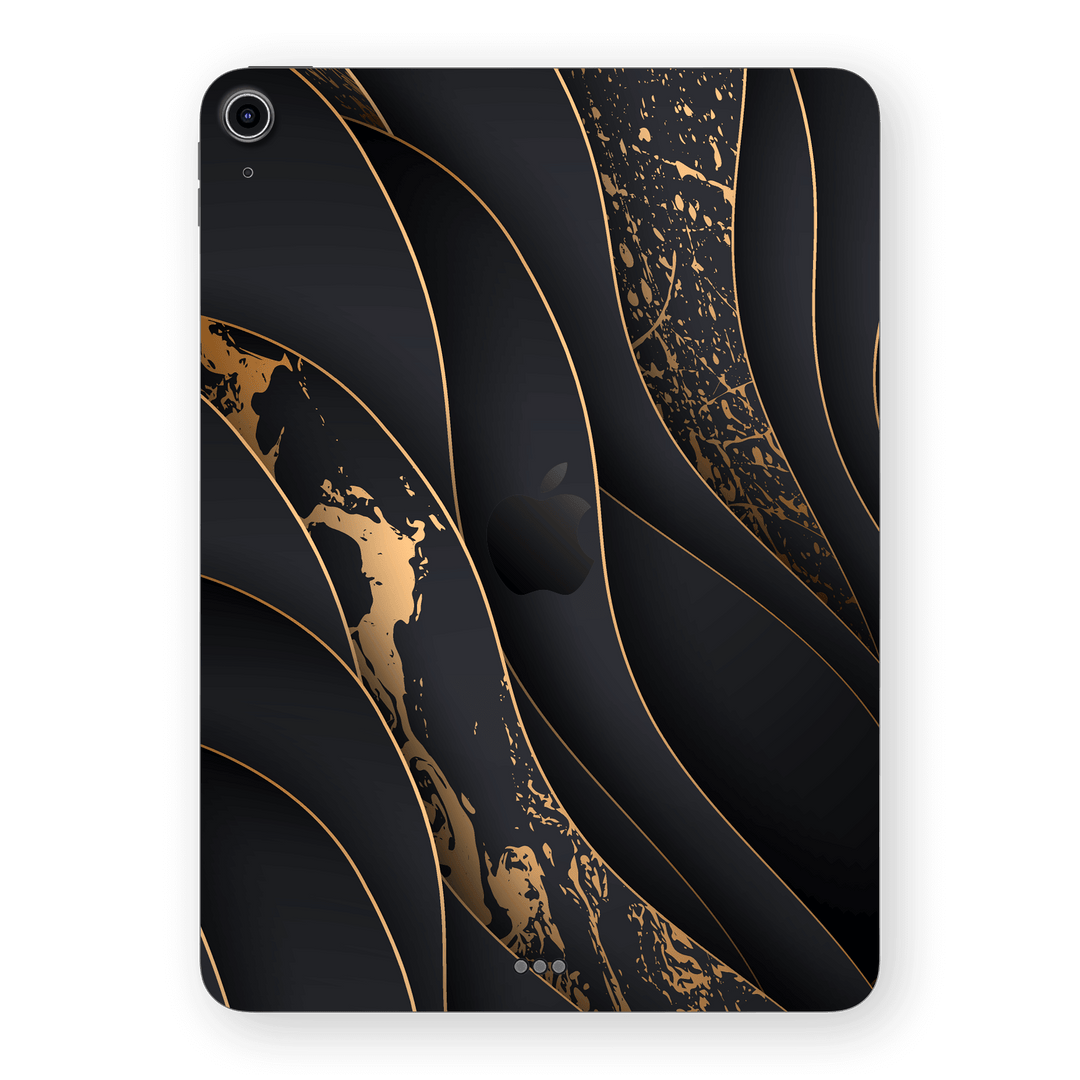 iPad AIR 4 (2020) SIGNATURE Elegant GOLD Details Skin, Wrap, Decal, Protector, Cover by EasySkinz | EasySkinz.com