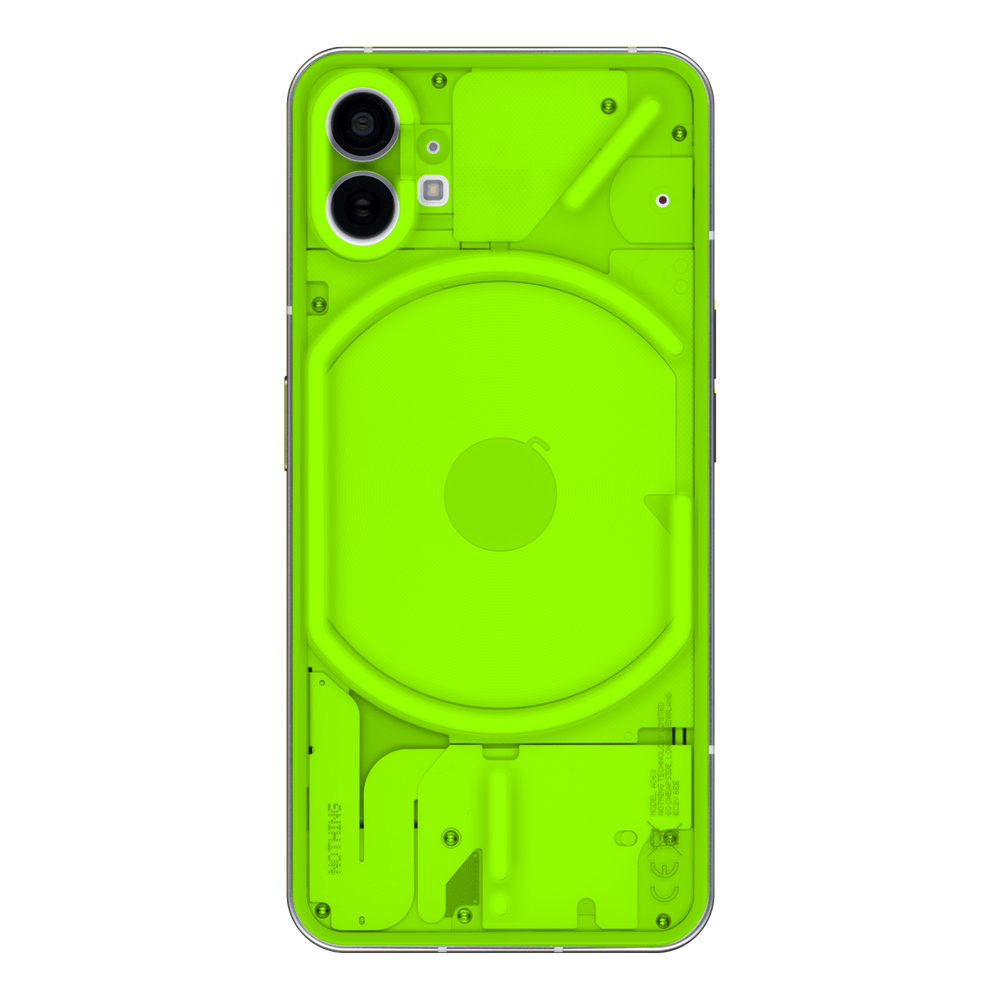Nothing Phone (1) Glossy Coloured Transparent See-Through Clear GREEN Skin Wrap Sticker Decal Cover Protector by EasySkinz | EasySkinz.com