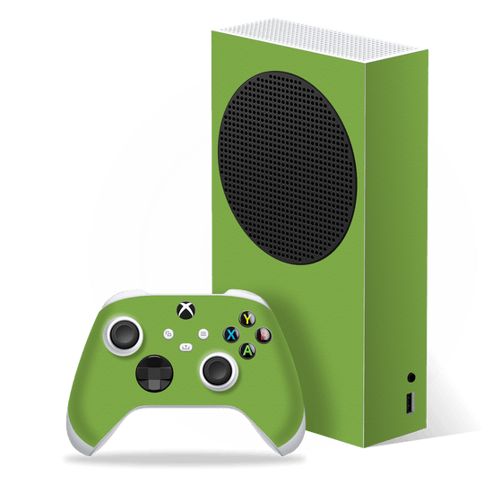 XBOX Series S (2020) Luxuria Lime Green 3D Textured Skin Wrap Decal Cover Protector by EasySkinz | EasySkinz.com