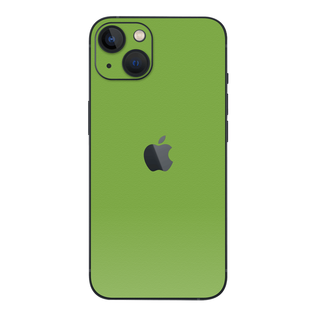 iPhone 13 Luxuria Lime Green Matt 3D Textured Skin Wrap Sticker Decal Cover Protector by EasySkinz
