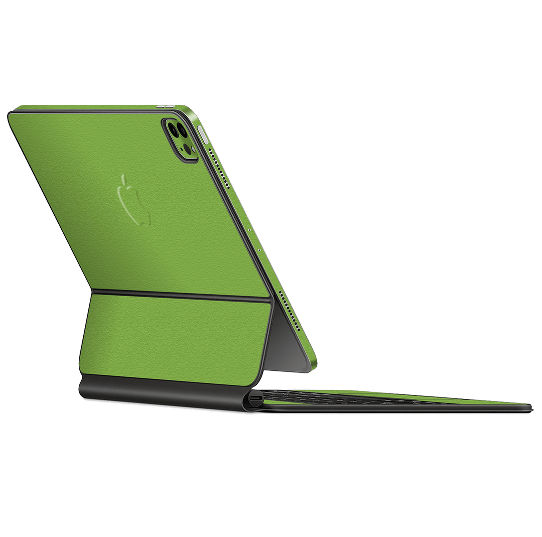 Magic Keyboard for iPad Pro 11" M1 (3rd Gen, 2021) Luxuria Lime Green Matt 3D Textured Skin Wrap Sticker Decal Cover Protector by EasySkinz | EasySkinz.com