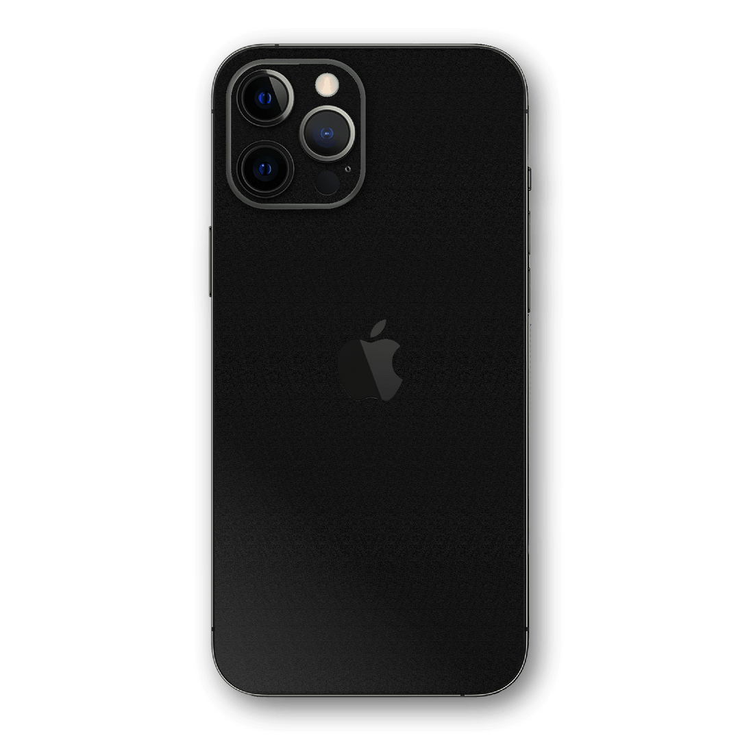 iPhone 12 PRO Luxuria Raven Black 3D Textured Skin Wrap Sticker Decal Cover Protector by EasySkinz