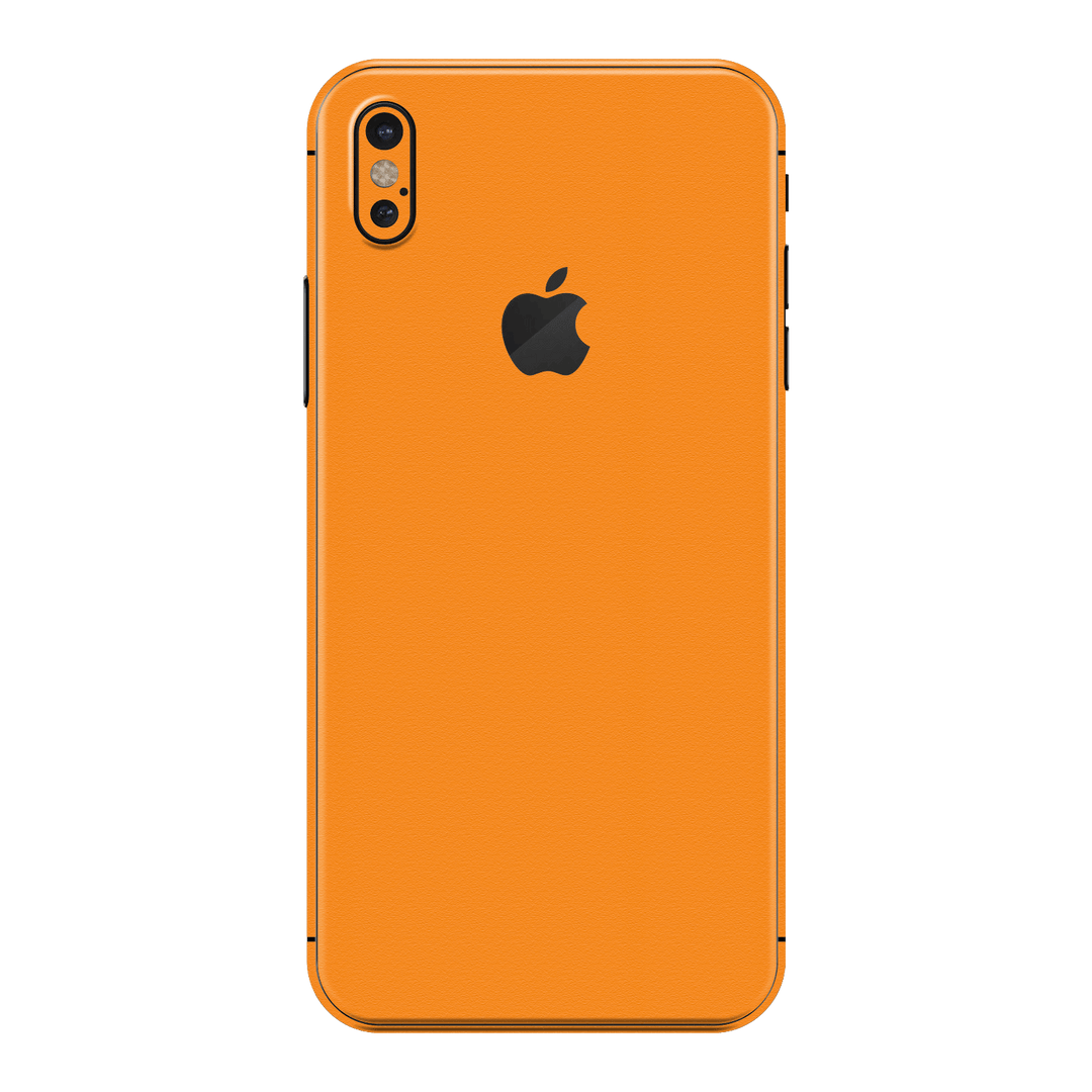 iPhone X Luxuria Sunrise Orange Matt 3D Textured Skin Wrap Sticker Decal Cover Protector by EasySkinz | EasySkinz.com