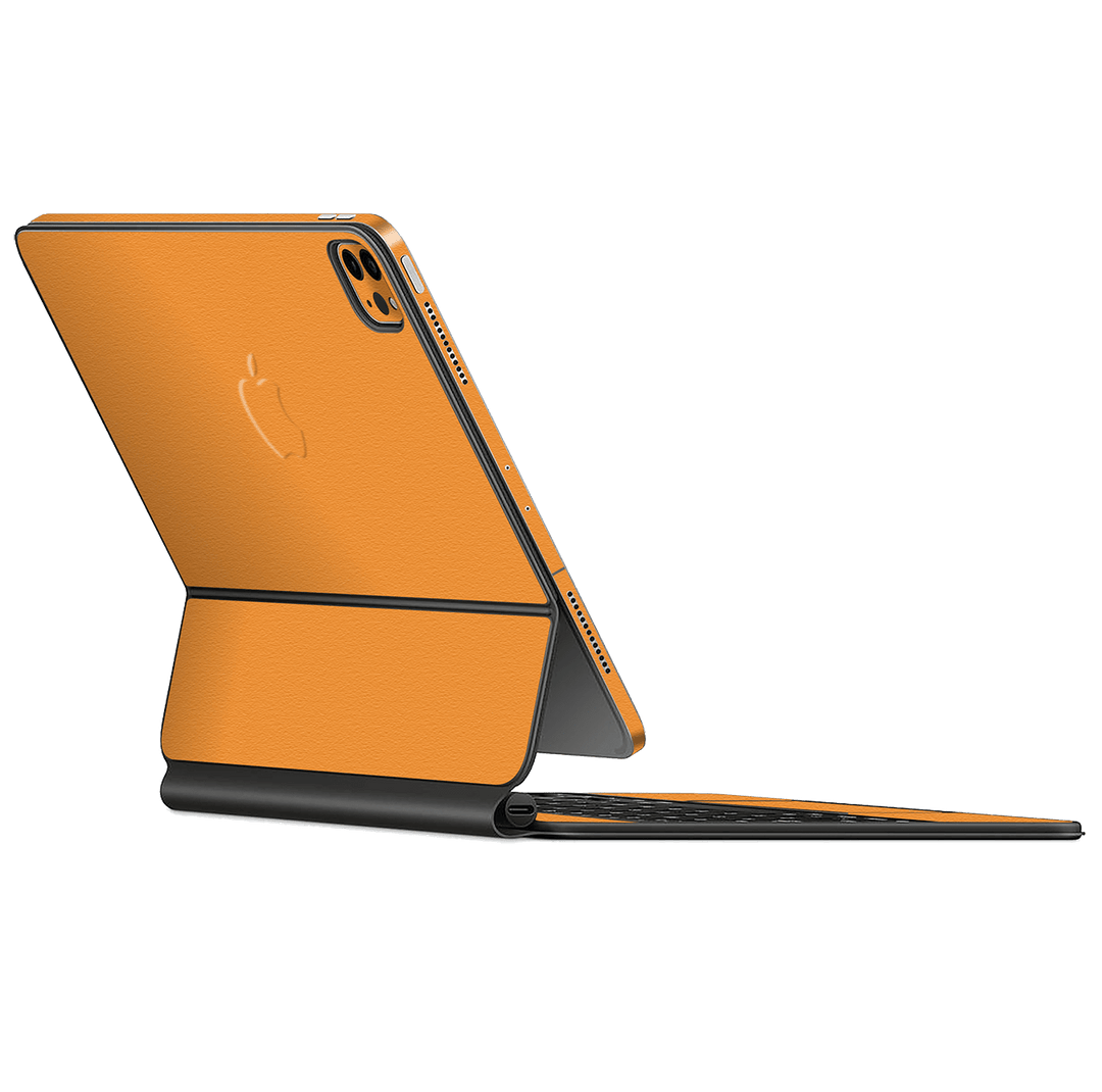 Magic Keyboard for iPad Pro 12.9" M1 (5th Gen, 2021) Luxuria Sunrise Orange Matt 3D Textured Skin Wrap Sticker Decal Cover Protector by EasySkinz | EasySkinz.com
