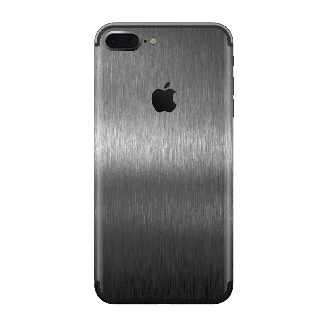 iPhone 7 PLUS Brushed Metal Titanium Metallic Skin Wrap Sticker Decal Cover Protector by EasySkinz | EasySkinz.com