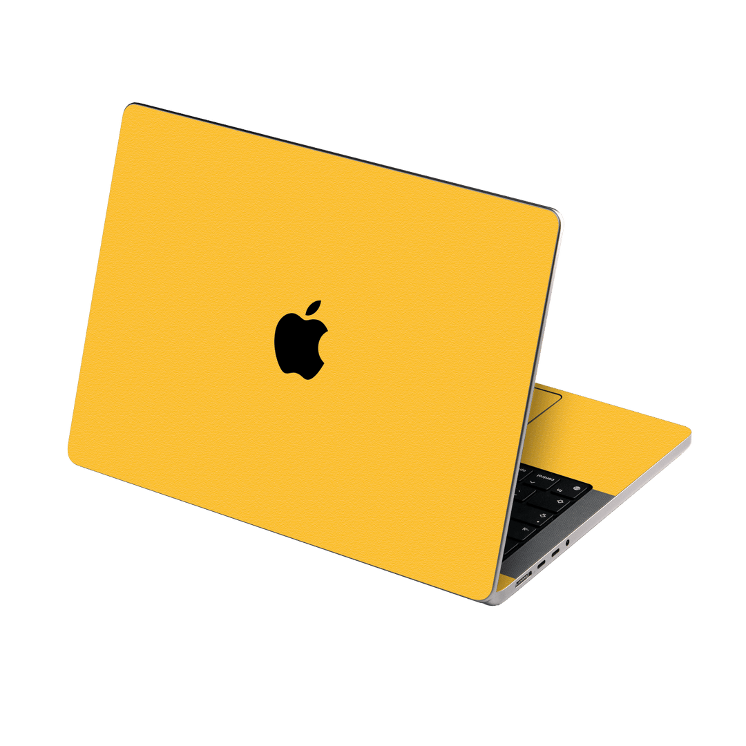 MacBook PRO 16" (2021/2023) Luxuria Tuscany Yellow 3D Textured Skin Wrap Sticker Decal Cover Protector by EasySkinz | EasySkinz.com