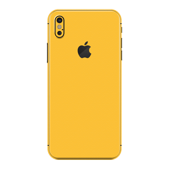 iPhone XS MAX Luxuria Tuscany Yellow Matt 3D Textured Skin Wrap Sticker Decal Cover Protector by EasySkinz | EasySkinz.com