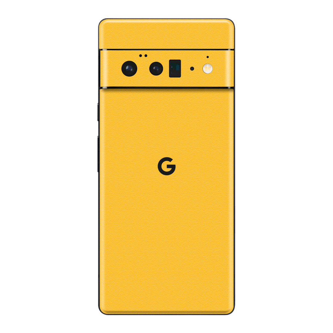 Google Pixel 6 Pro Luxuria Tuscany Yellow 3D Textured Skin Wrap Sticker Decal Cover Protector by EasySkinz | EasySkinz.com