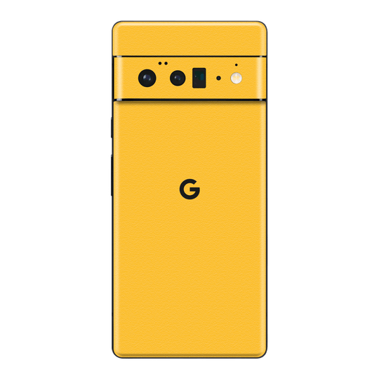 Google Pixel 6 Pro Luxuria Tuscany Yellow 3D Textured Skin Wrap Sticker Decal Cover Protector by EasySkinz | EasySkinz.com