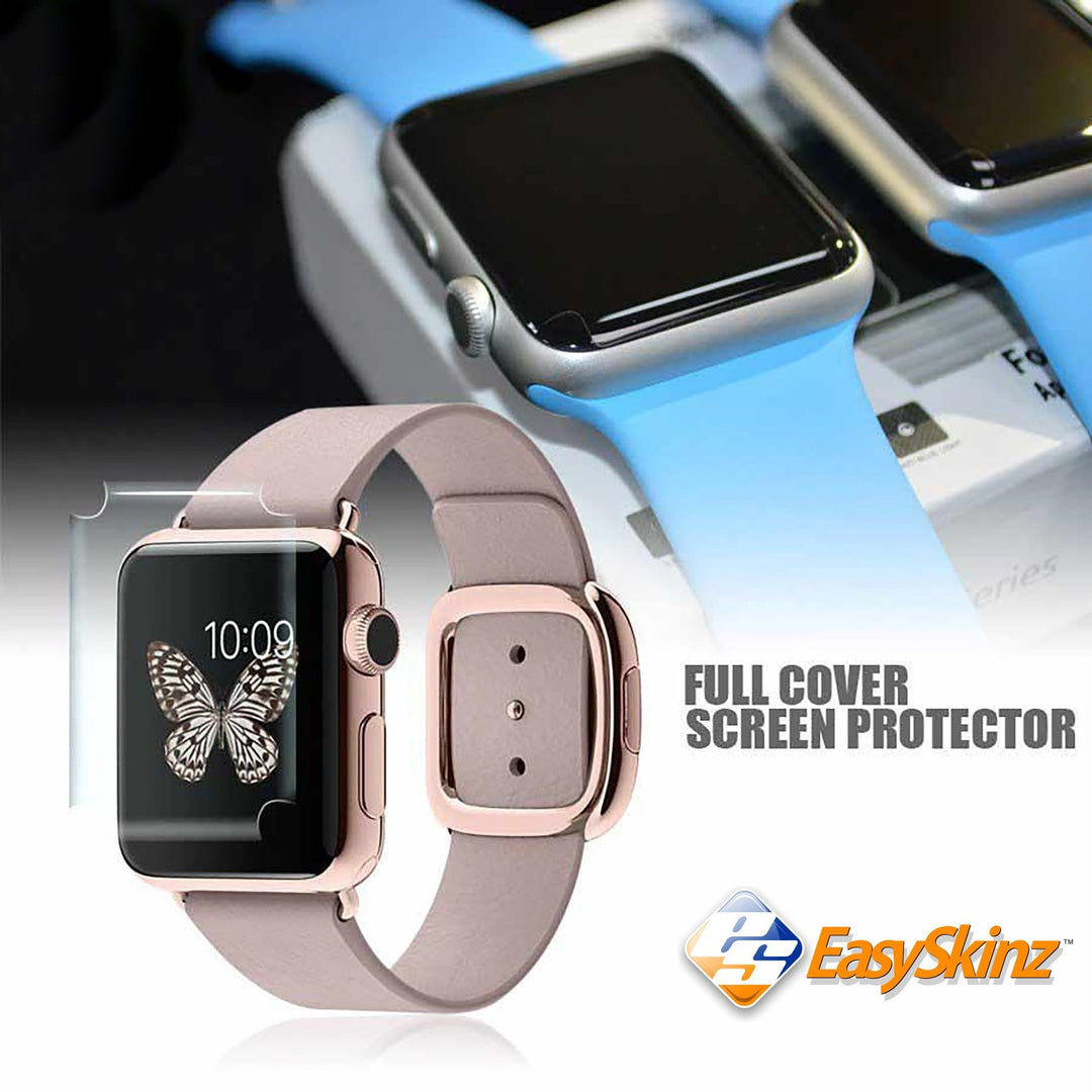 Apple Watch 38mm Screen Protector Cover Skin Wrap Decal Case by EasySkinz