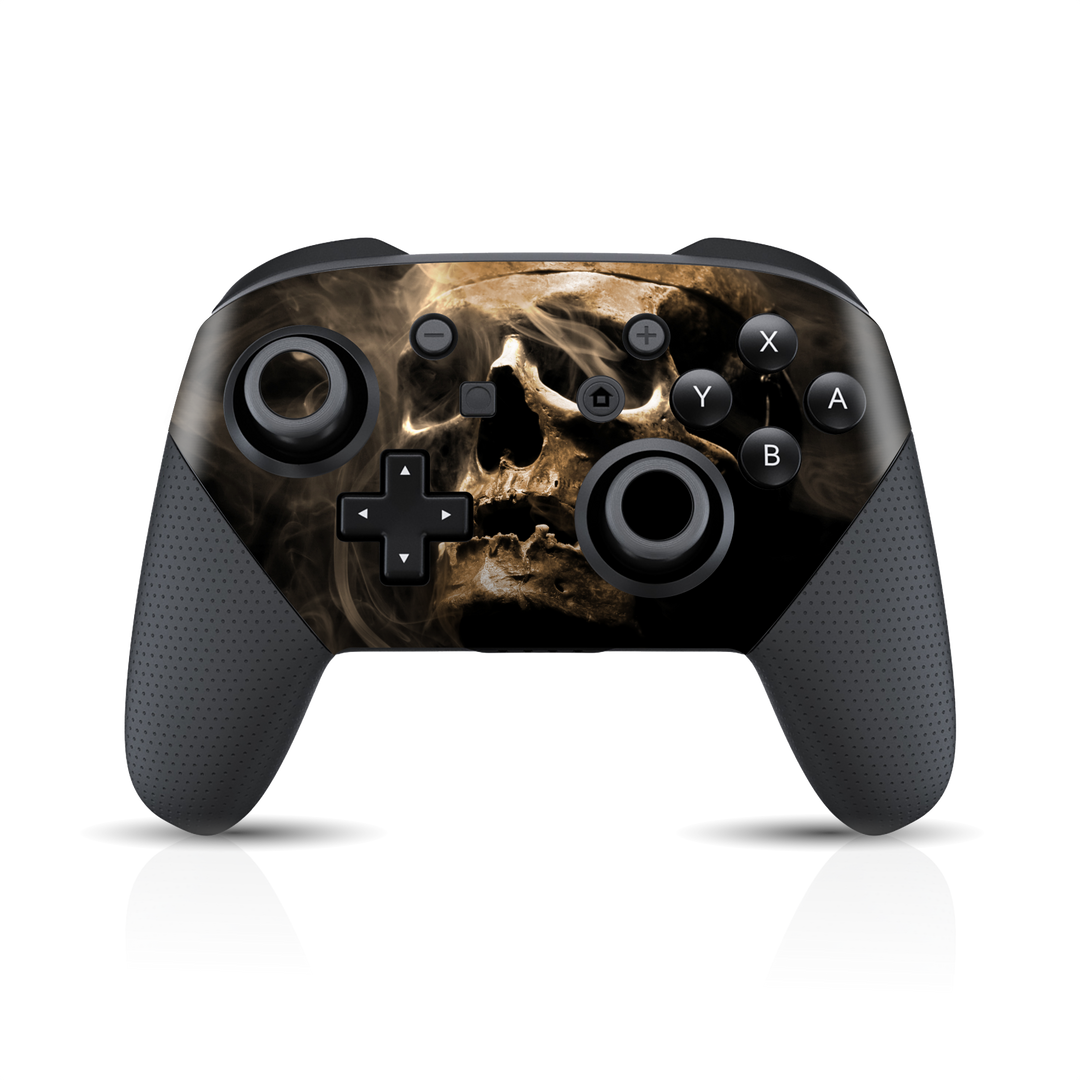 Nintendo Switch Pro Controller Print Printed Custom SIGNATURE Voodoo SKULL Skin Wrap Sticker Decal Cover Protector by EasySkinz