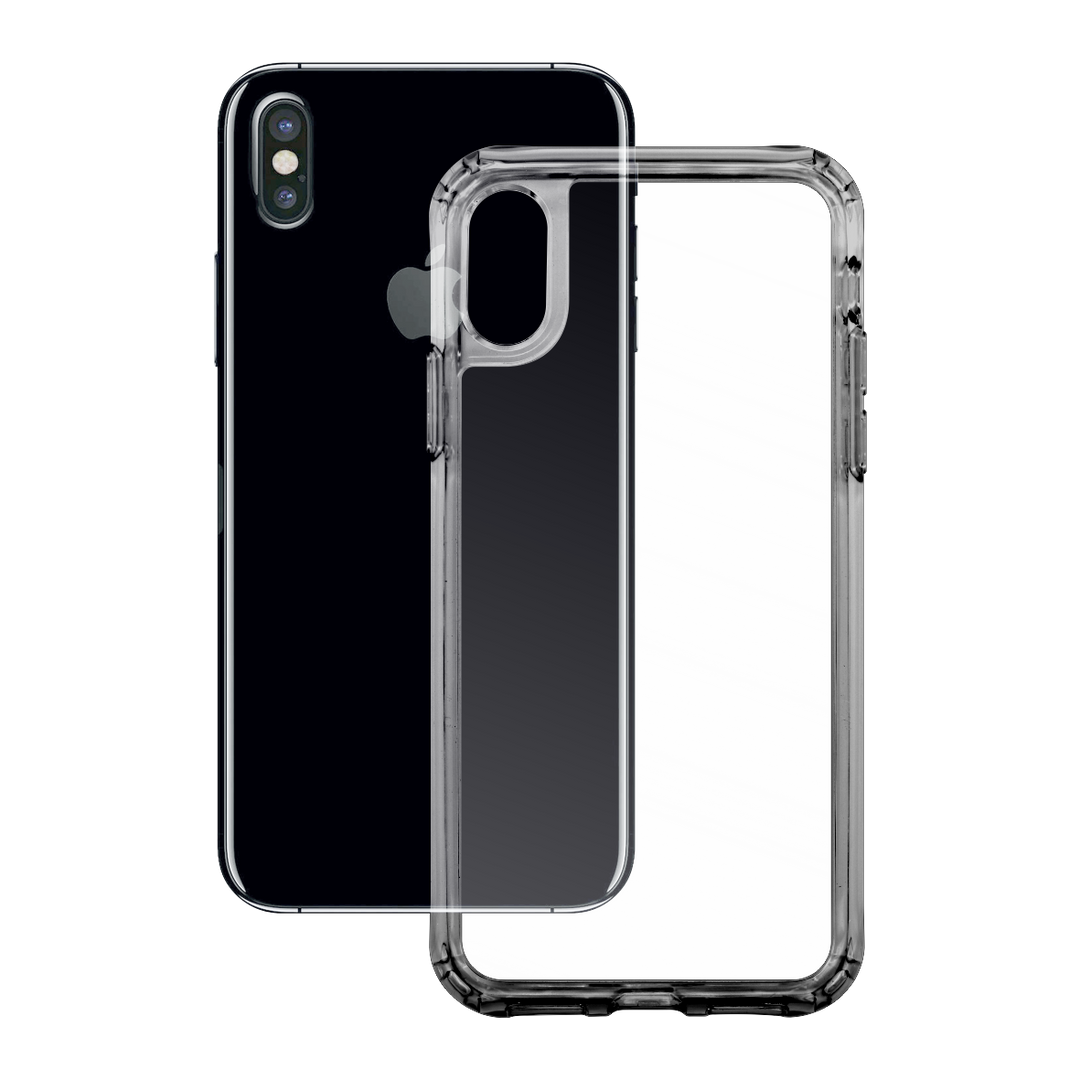 iPhone X EZY See-Through Hybrid Case, Liquid Case, Clear Case, Crystal Clear Case, Transparent Case by EasySkinz