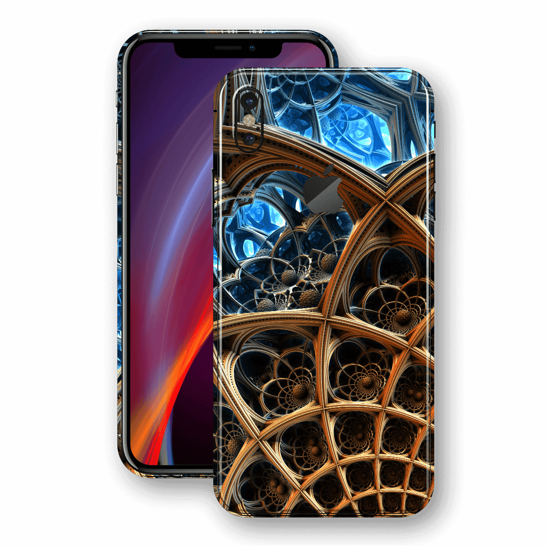 iPhone X Print Custom Signature Abstract Architecture 10 Skin Wrap Decal by EasySkinz - Design 10