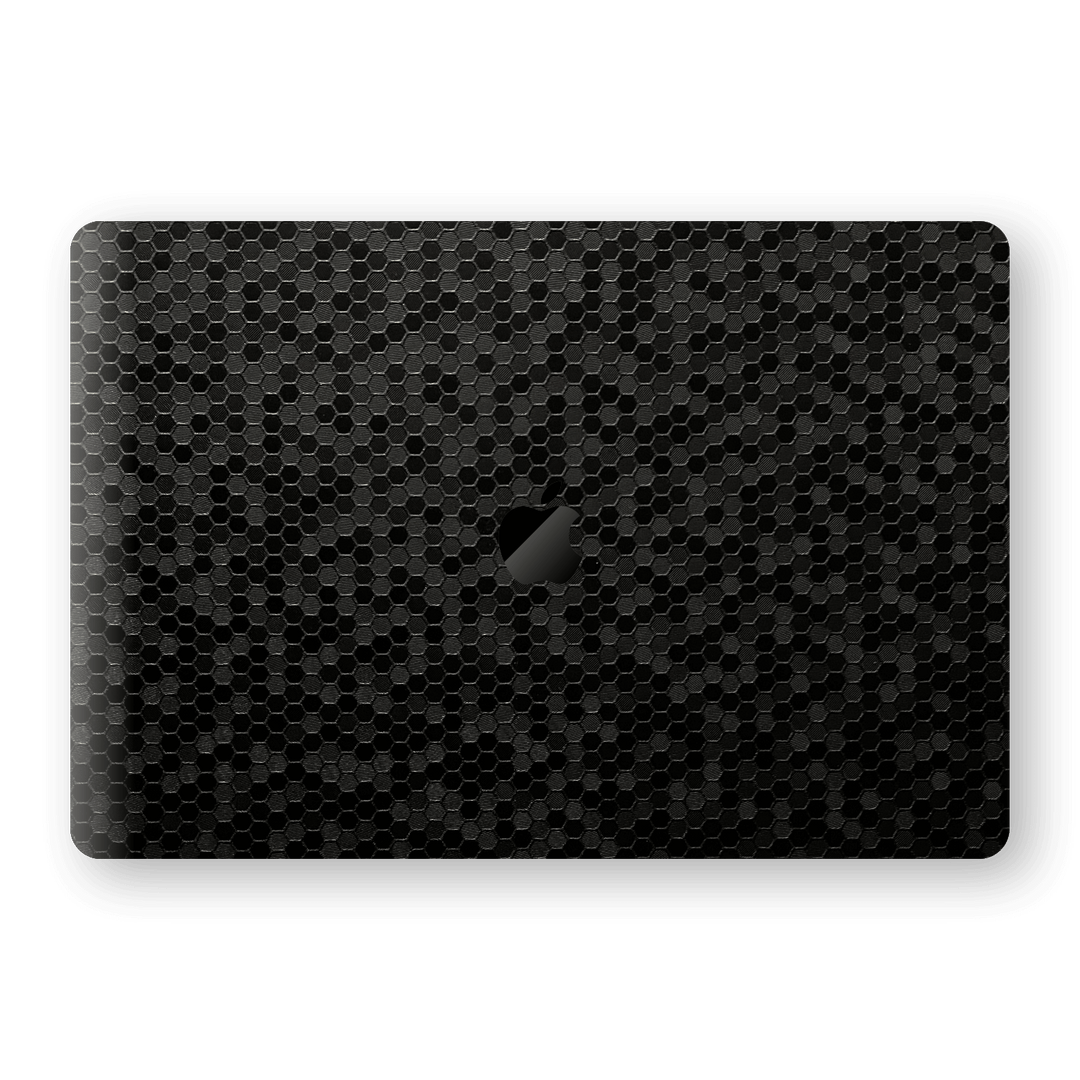 MacBook Pro 13" (2019) BLACK Honeycomb 3D Textured Skin Wrap Sticker Decal Cover Protector by EasySkinz