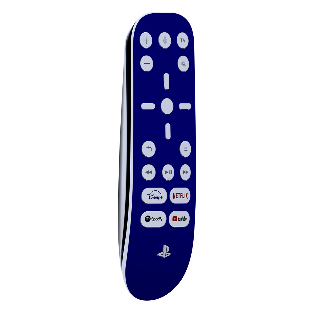 PS5 Playstation 5 Media Remote Skin - Gloss Glossy Royal Blue Skin Wrap Decal Cover Protector by EasySkinz | EasySkinz.com