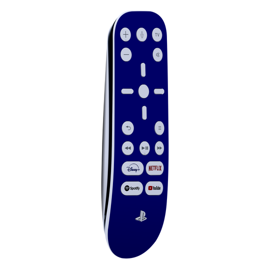 PS5 Playstation 5 Media Remote Skin - Gloss Glossy Royal Blue Skin Wrap Decal Cover Protector by EasySkinz | EasySkinz.com