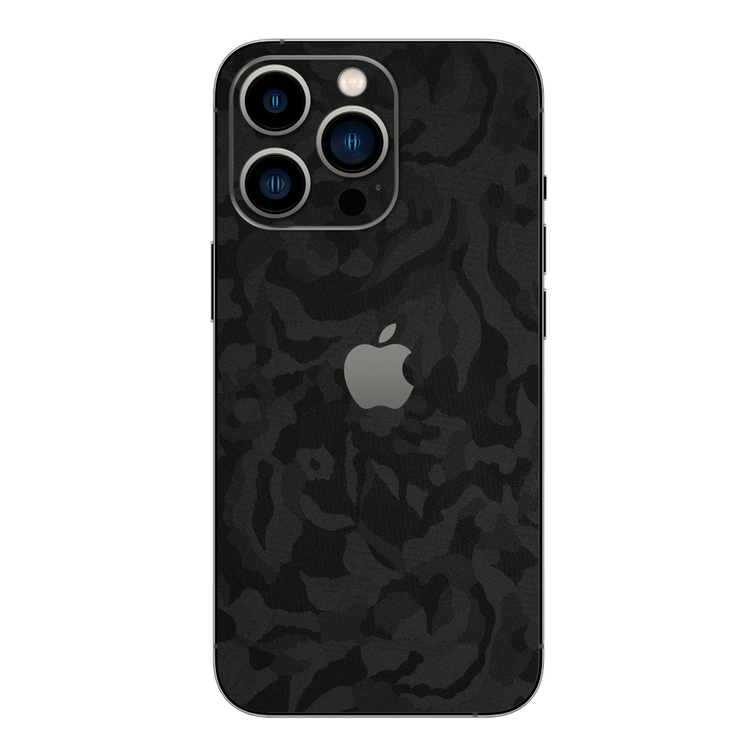 iPhone 13 Pro MAX Luxuria Black 3D Textured Camo Camouflage Skin Wrap Sticker Decal Cover Protector by EasySkinz | EasySkinz.com