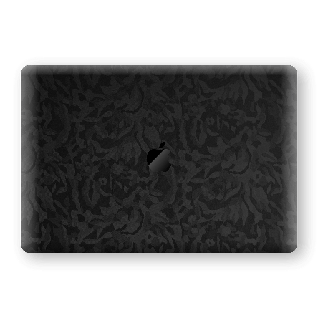 MacBook Pro 13" (No Touch Bar) Black Camo Camouflage 3D Textured Skin Wrap Decal Protector | EasySkinz