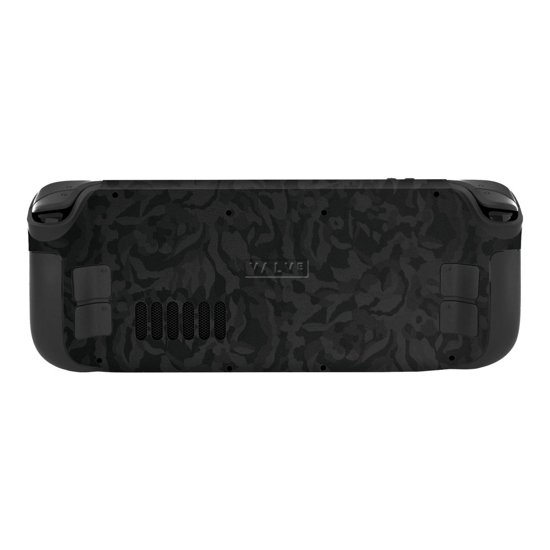 Steam Deck Luxuria Black 3D Textured Camo Camouflage Skin Wrap Decal Cover Protector by EasySkinz | EasySkinz.com