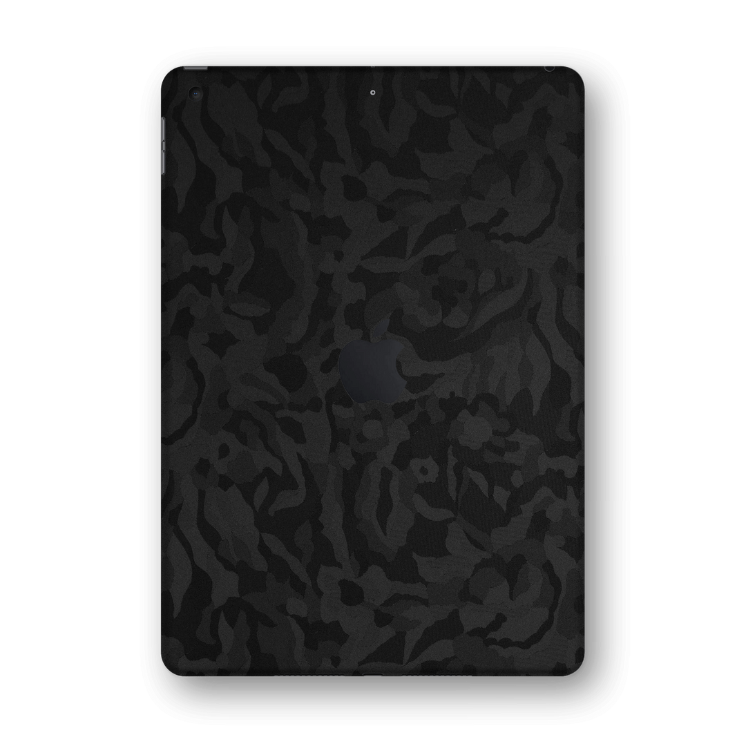 iPad 10.2" (8th Gen, 2020) Black Camo Camouflage 3D Textured Skin Wrap Sticker Decal Cover Protector by EasySkinz