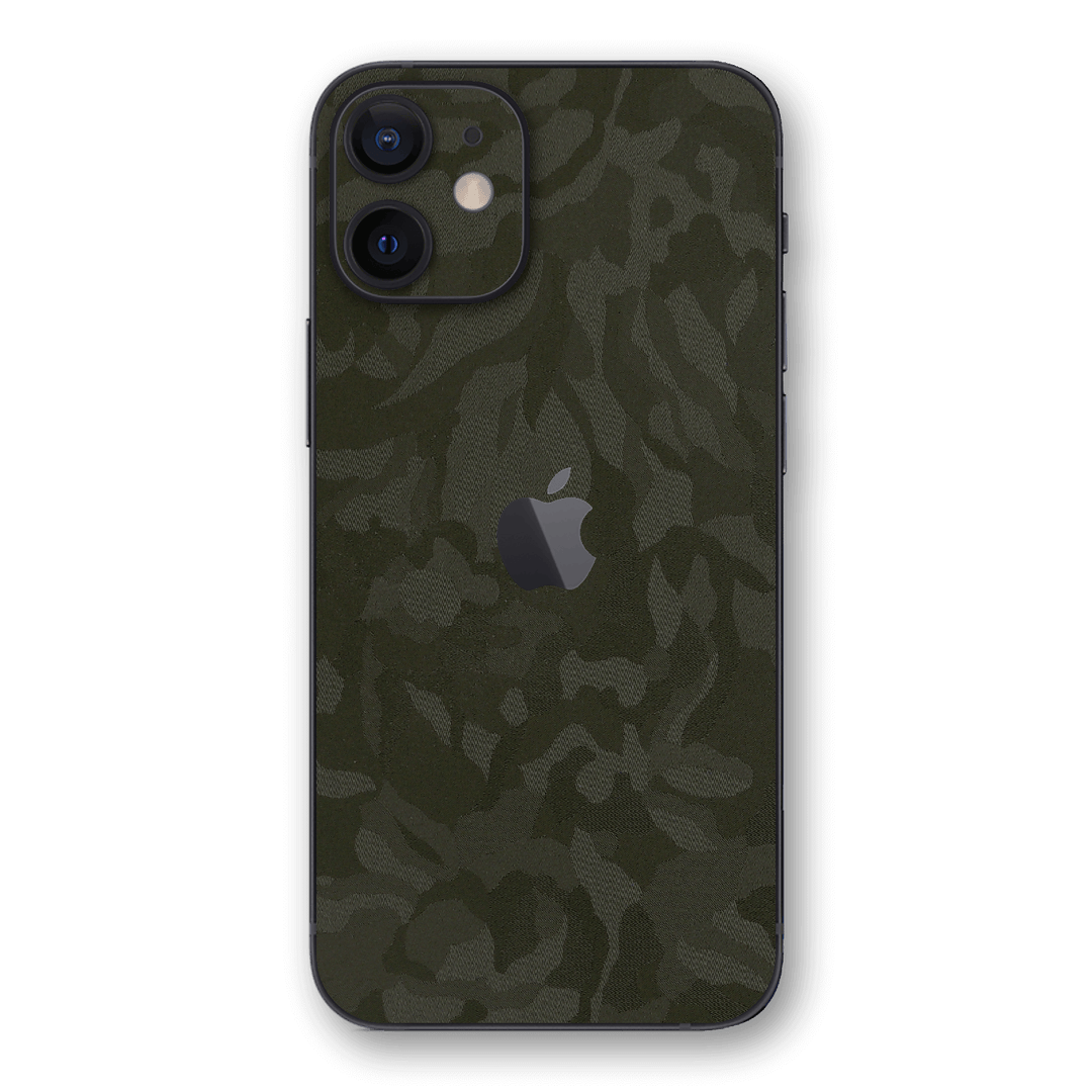 iPhone 12 mini Luxuria Green 3D Textured Camo Camouflage Skin Wrap Decal Protector | EasySkinz