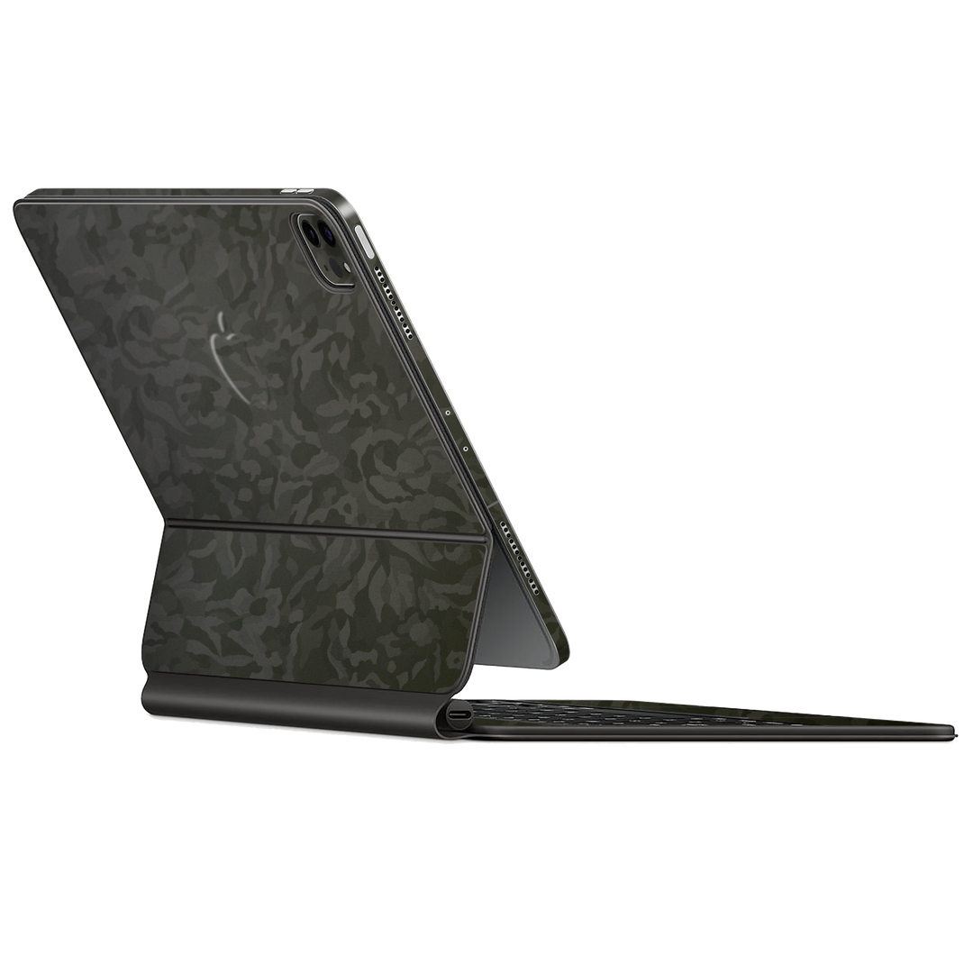 Apple Magic Keyboard for iPad Pro 12.9" (Gen 3-4) Luxuria GREEN 3D Textured Camo Camouflage Skin Wrap Decal Protector | EasySkinz
