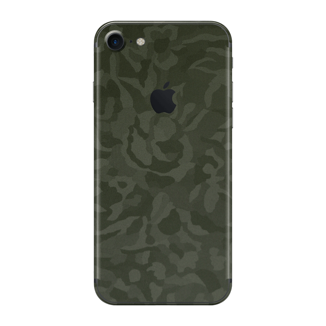iPhone 8 Luxuria Green 3D Textured Camo Camouflage Skin Wrap Decal Protector | EasySkinz