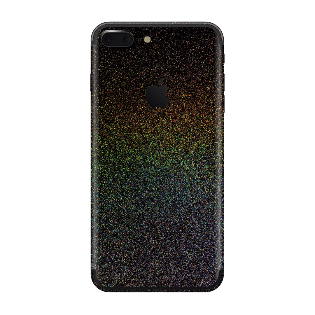iPhone 7 PLUS GALAXY Galactic Black Milky Way Rainbow Sparkling Metallic Gloss Finish Skin Wrap Sticker Decal Cover Protector by EasySkinz | EasySkinz.com