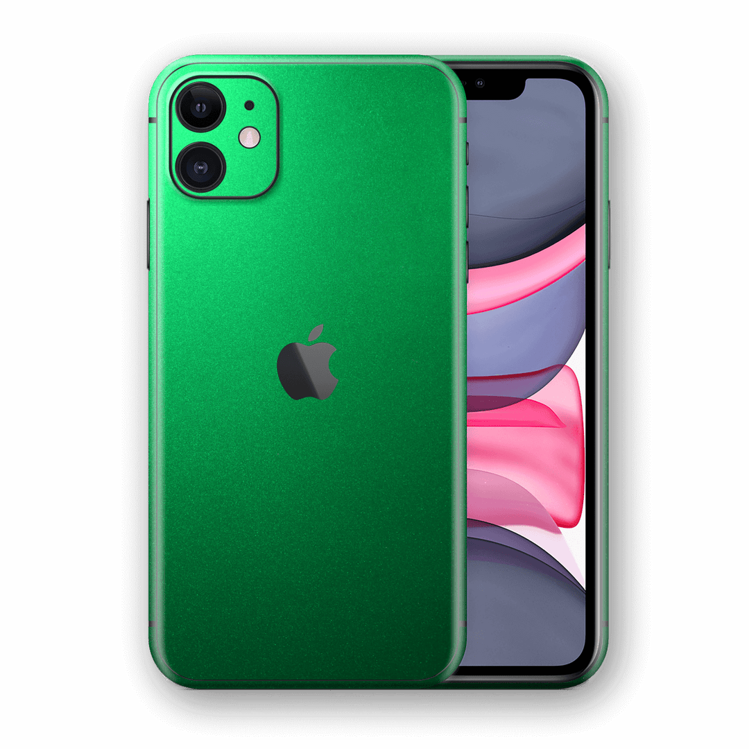 iPhone 11 Viper Green Tuning Metallic Skin, Wrap, Decal, Protector, Cover by EasySkinz | EasySkinz.com