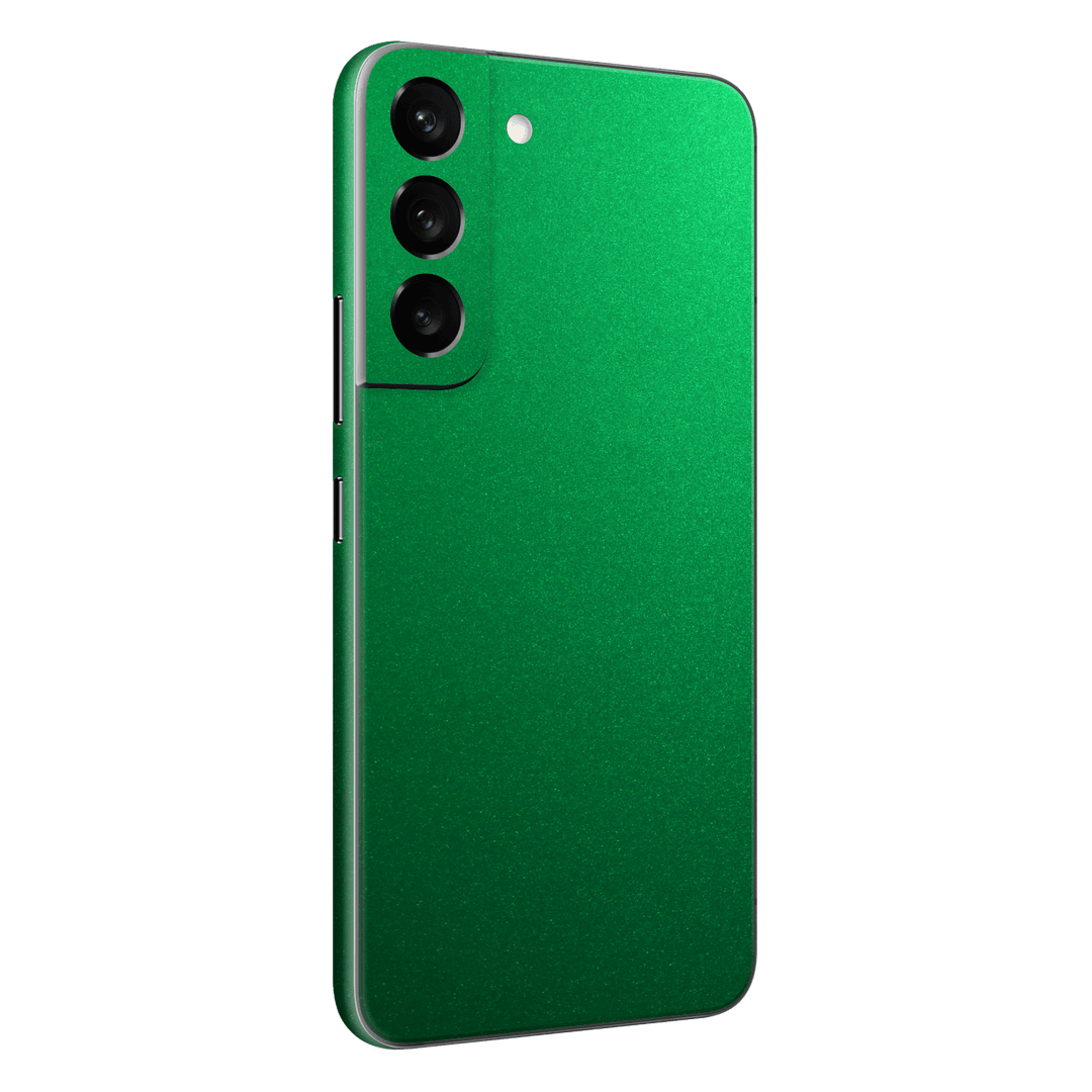 Samsung Galaxy S22 Viper Green Tuning Metallic Gloss Finish Skin Wrap Sticker Decal Cover Protector by EasySkinz | EasySkinz.com