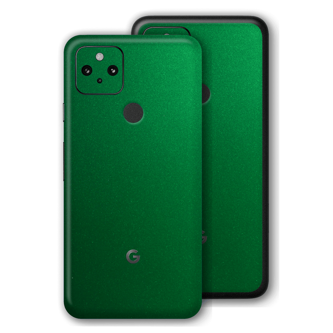 Google Pixel 4a 5G Viper Green Tuning Metallic Gloss Finish Skin, Wrap, Decal, Protector, Cover by EasySkinz | EasySkinz.com