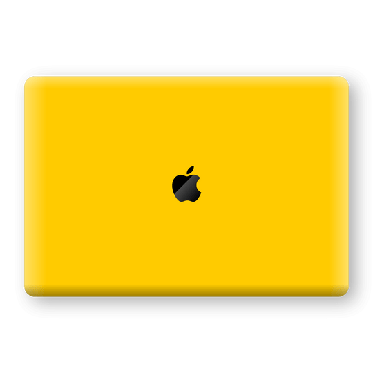 MacBook Pro 13" (No Touch Bar) Golden Yellow Glossy Gloss Finish Skin, Decal, Wrap, Protector, Cover by EasySkinz | EasySkinz.com