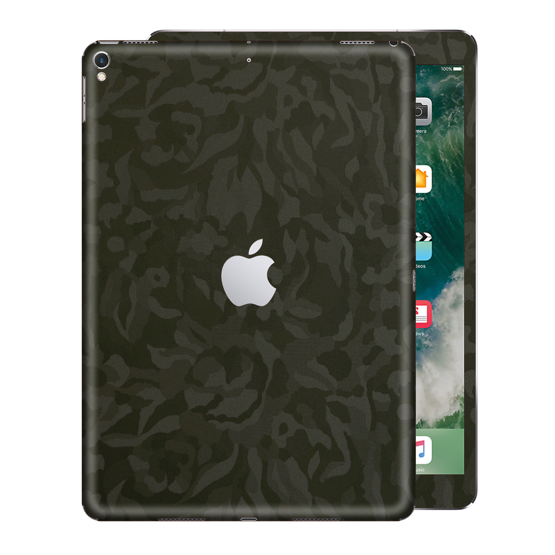 iPad PRO 10.5-inch 2017 Luxuria GREEN 3D Textured Camo Camouflage Skin Wrap Decal Protector | EasySkinz