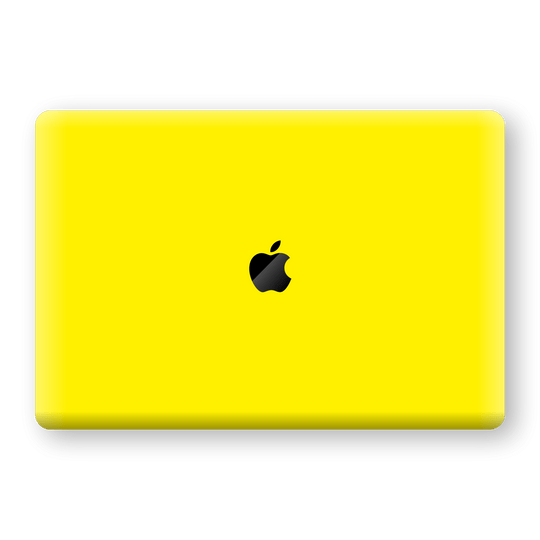 MacBook Pro 13" (No Touch Bar) Lemon Yellow Glossy Gloss Finish Skin, Decal, Wrap, Protector, Cover by EasySkinz | EasySkinz.com