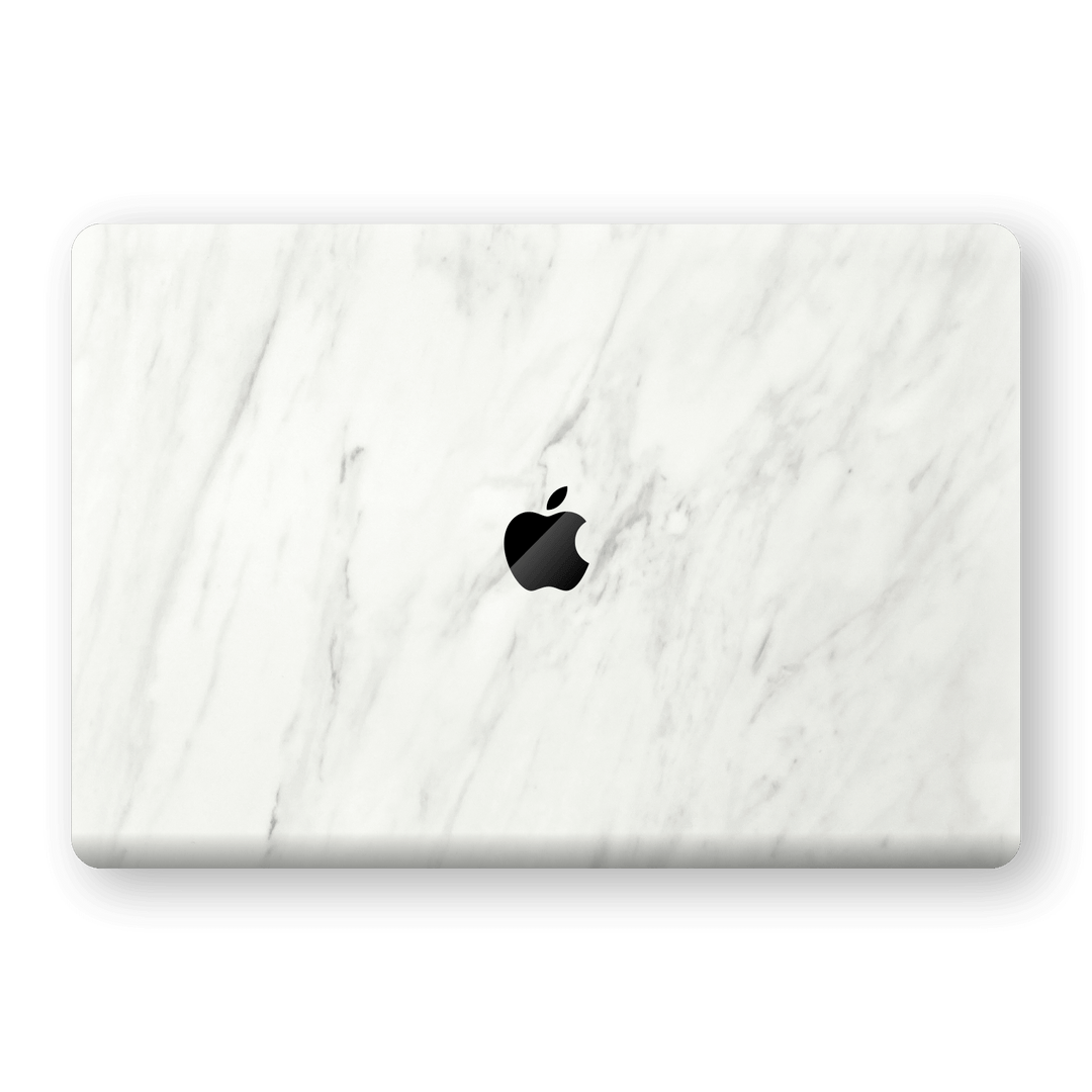 MacBook Pro 15" Touch Bar Luxuria White Marble Skin Wrap Decal Protector | EasySkinz