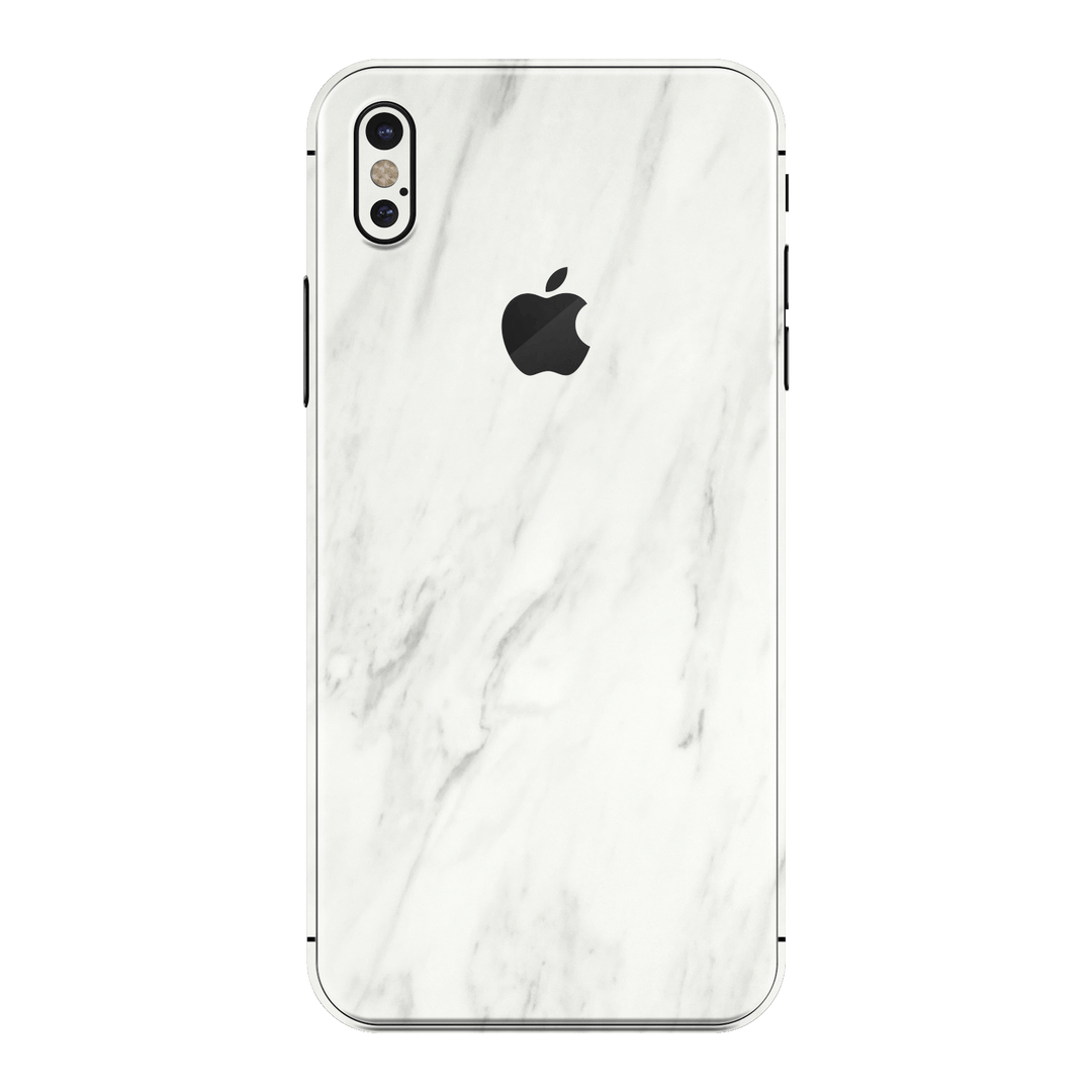 iPhone XS MAX Luxuria White MARBLE Skin Wrap Decal Protector | EasySkinz