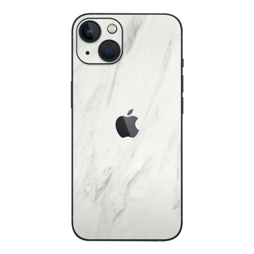 iPhone 14 Plus Luxuria White Marble Stone Skin Wrap Sticker Decal Cover Protector by EasySkinz | EasySkinz.com